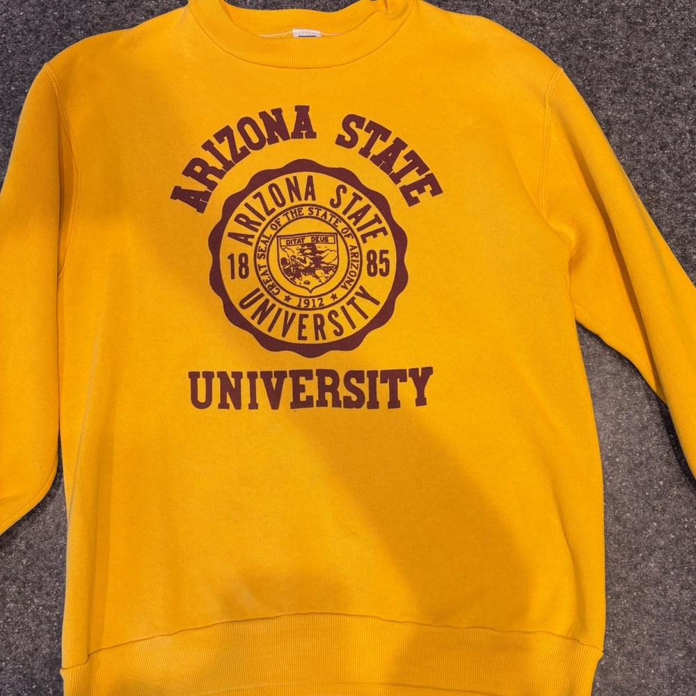 Russell Athletic Arizona State University Gold Crewneck Sweater